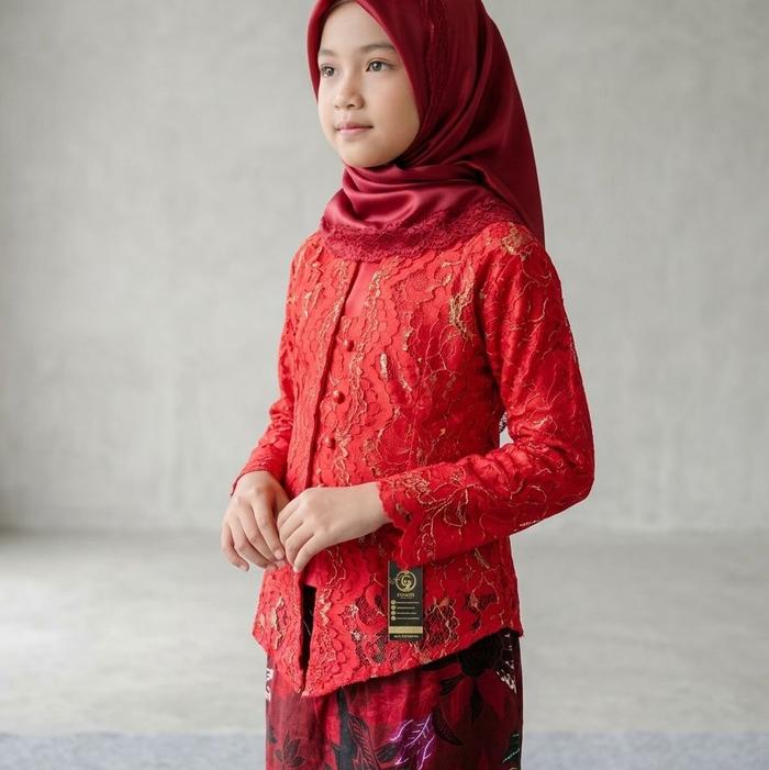 Seragam Kebaya Marlena baju adat wanita Madura / seragam marlena / baju tradisional madura / anak - 