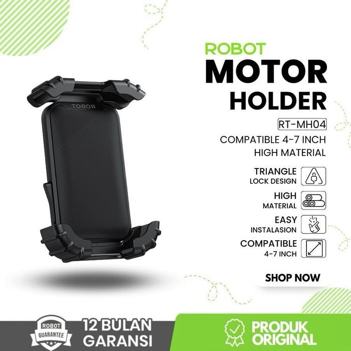 Holder Motor Spion Besi Robot RT-MH04 Holder Motor Vixion Beat Nmax PCX 160 Scoopy Holder Spion Moto