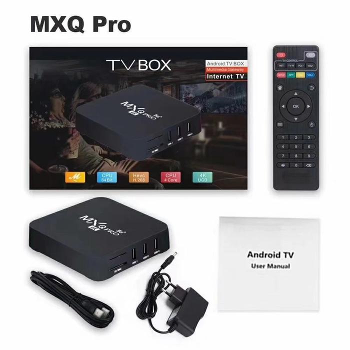Mxq Pro TV BOX Android  RK3228A  2.4GWiFi 8GB RAM 128GB ROM Media