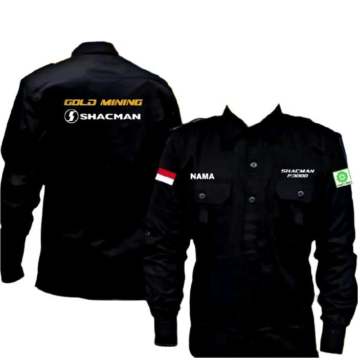 kemeja gold mining baju gold mining seragam gold mining Pdh gold mining kemeja kerja gold mining baj