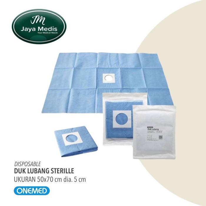 Duk Lubang Steril - Duk Operasi Bolong 50 Cm × 70 Cm - Onemed