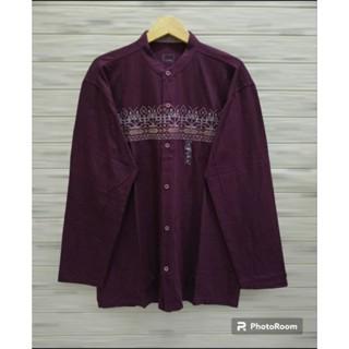 T-zone Baju KOKO Lengan Panjang untuk Pria bahan dasar kaos