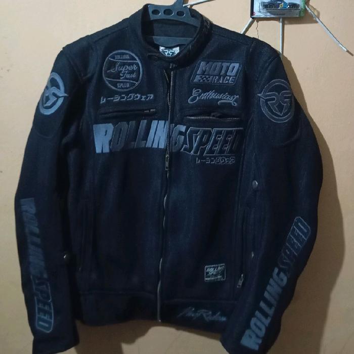 Rollingspeed Arcade Hard Jacket Black - Jaket Motor Touring Hitam (Second Good Condition) Size M