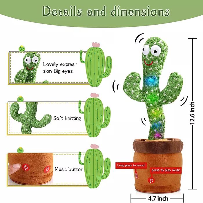Dancer Cactus English Dancing Cactus Toy Free Shipping Original