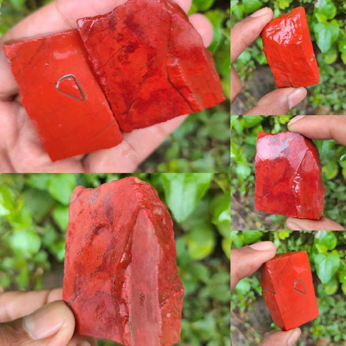 Batu akik ati ayam / Jesper ati ayam / Batu akik warna merah ati ayam