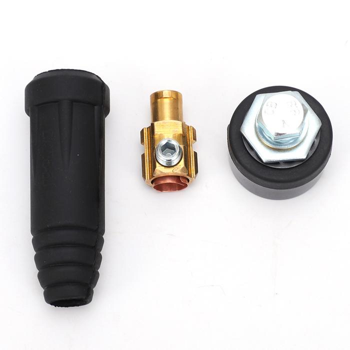 1Set Welding Cable Connection 10-25mm Welding Machine Quick Fitting TIG Welding Cable Panel Connecto