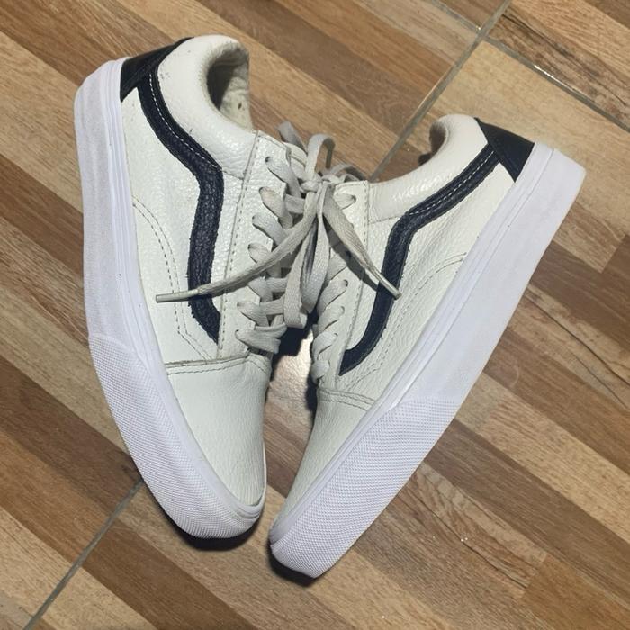 Vans Off The Wall White Black Old Skool Leather