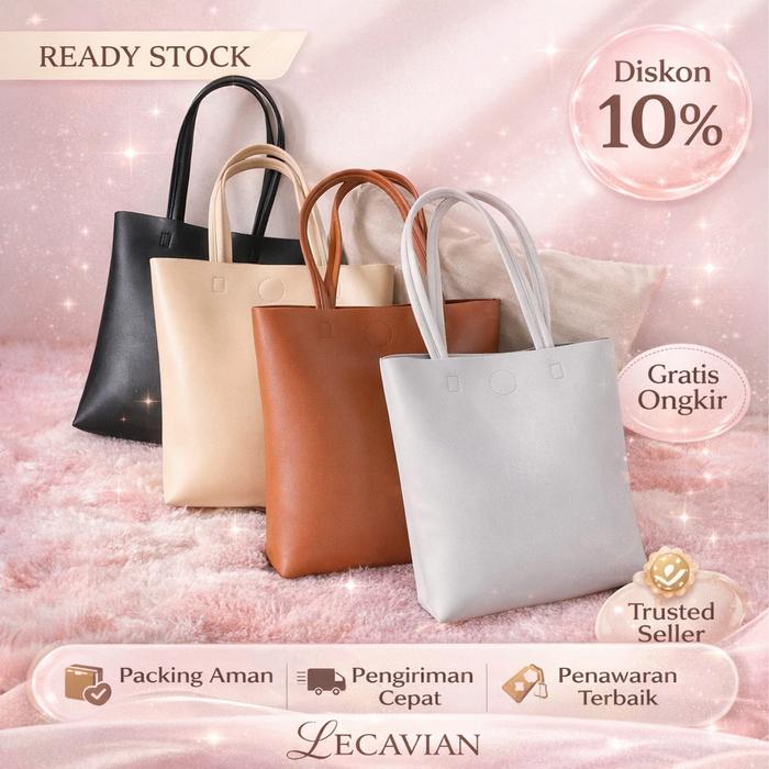 Lecavian.co Tas Totebag Drakor Tas Kuliah Wanita Sintetis Terbaru Sekolah