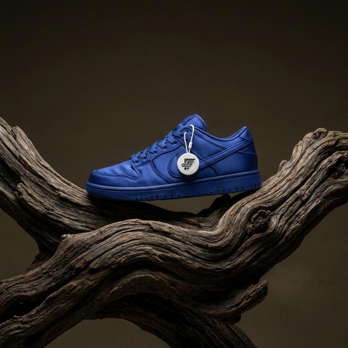 Dunk Low SB x NBA 'Deep Royal Blue' jaminan Original Authentic
