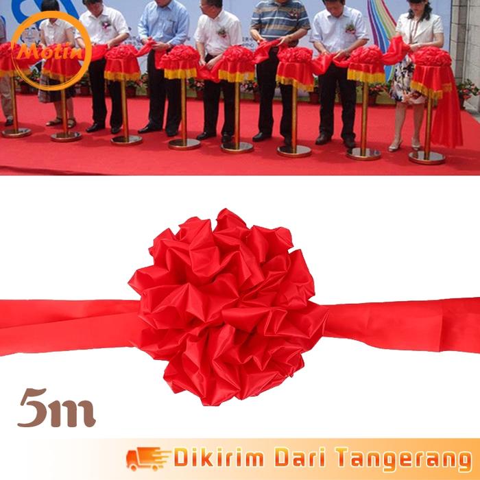 5 Meter Kain Pintu Sangjit 1 Bunga Merah Kain Pintu Sangjit Kain Wedding