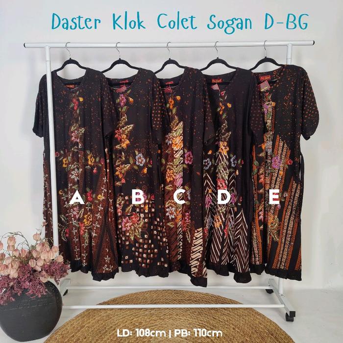 Daster Klok Colet Sogan | Daster Batik Rumahan