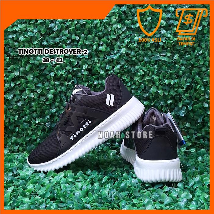 NOAH - Sepatu FINOTTI DESTROYER 2 38-42 /Sepatu Sekolah Hitam /Sepatu Pria /Sepatu Dewasa / Sepatu A