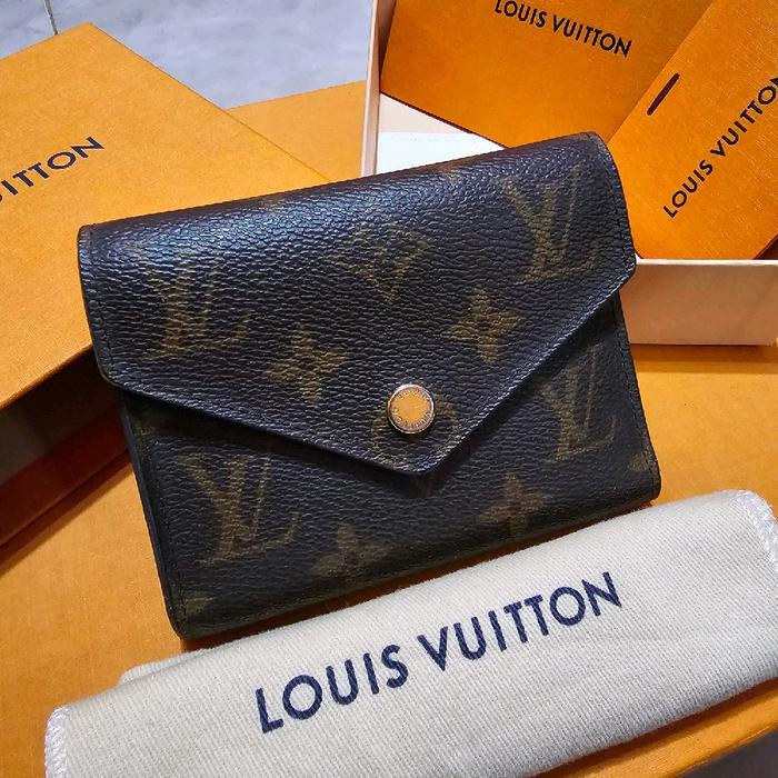 LV Louis Vuitton Victorine Wallet / Dompet Wanita Original Lengkap