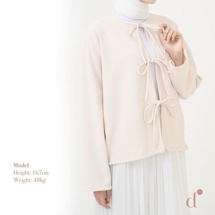 D.noktah Official - Hawla Cardigan (Outer) - Cream