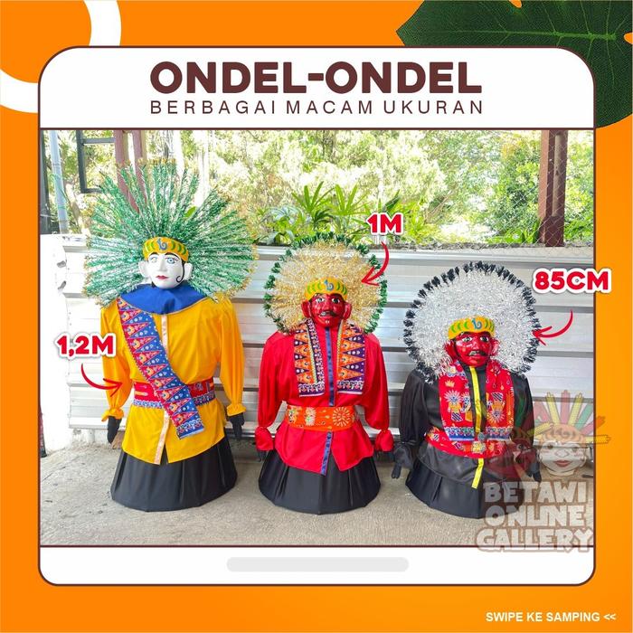 Ondel-ondel 1,2 Meter / Ondel - Ondel  Masuk Anak