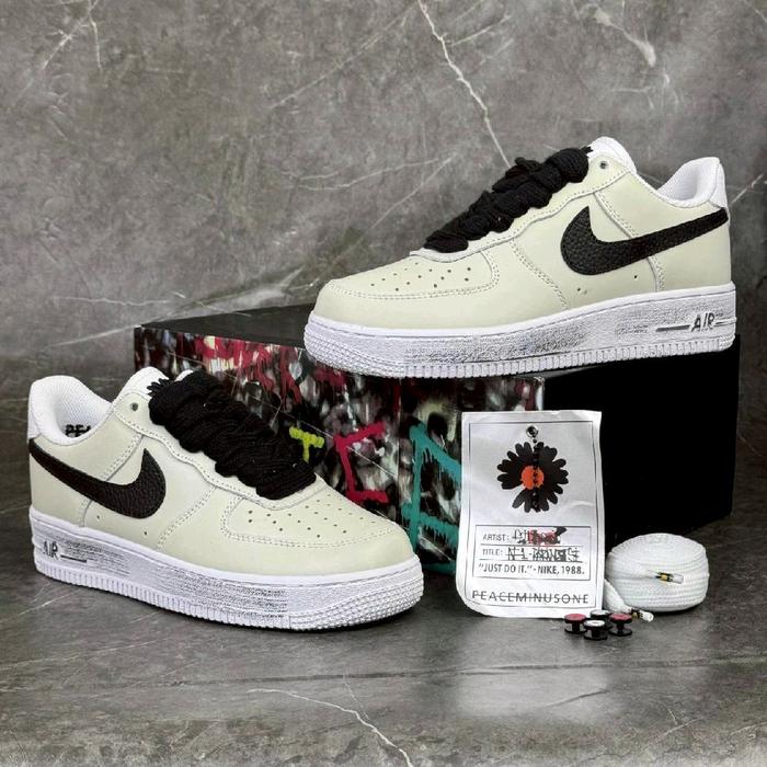 AF 1 LOW PEACEMINUSONE PARA NOISE WHITE 100% BNIB