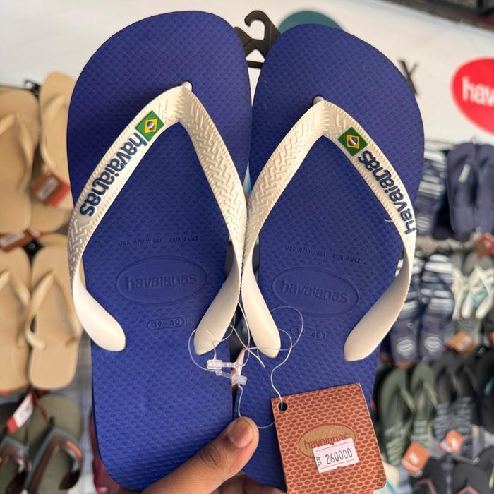 havaianas brazil logo fc original - sandal pria