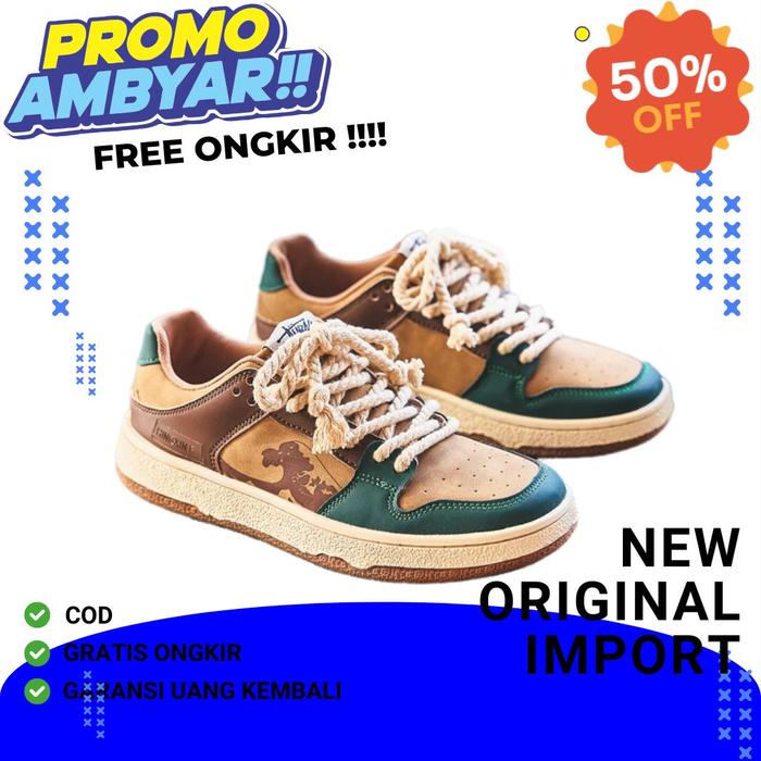 Ties Brown Sepatu Casual Original Import NEW