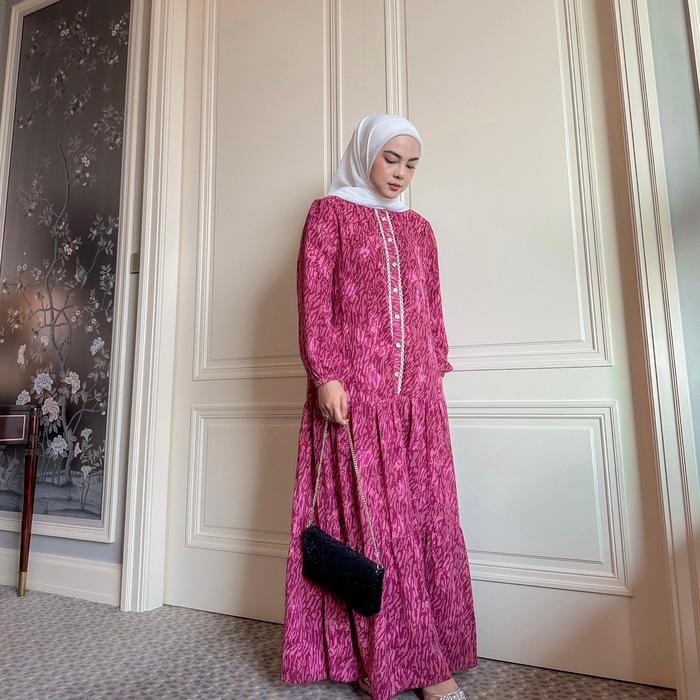 MARWA DRESS / Dress Silky Cotton Premium - Marwa Dress by Yoya Hijab