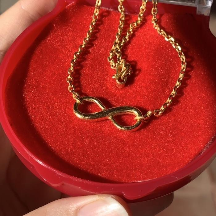 KALUNG INFINITY EMAS ASLI KADAR 99/24K