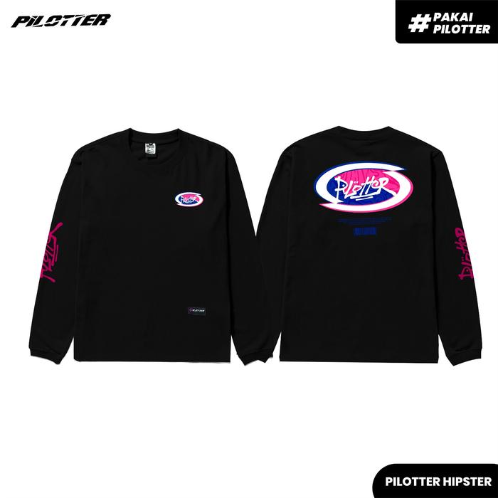 KAOS PILOTTER HIPSTER LENGAN PANJANG ORIGINAL FREE STIKER - PLTR-287