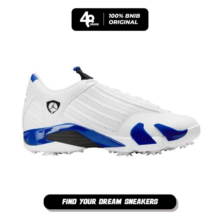 Sepatu Golf Pria Nike Air Jordan 14 White (HJ7710-101) Original