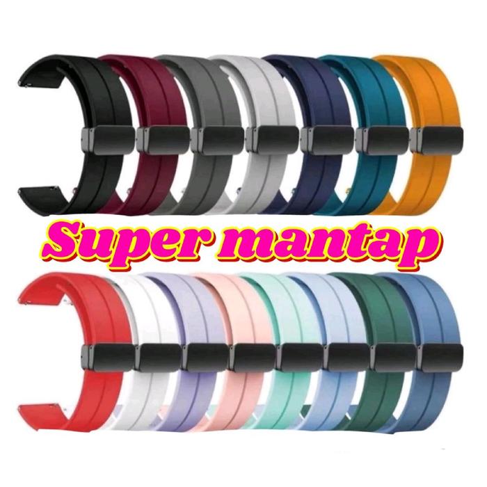Strap Silicone Tali Magnetic Buckle Smarwatch Soundpeats Watch 1 / Soundpeats Watch 3