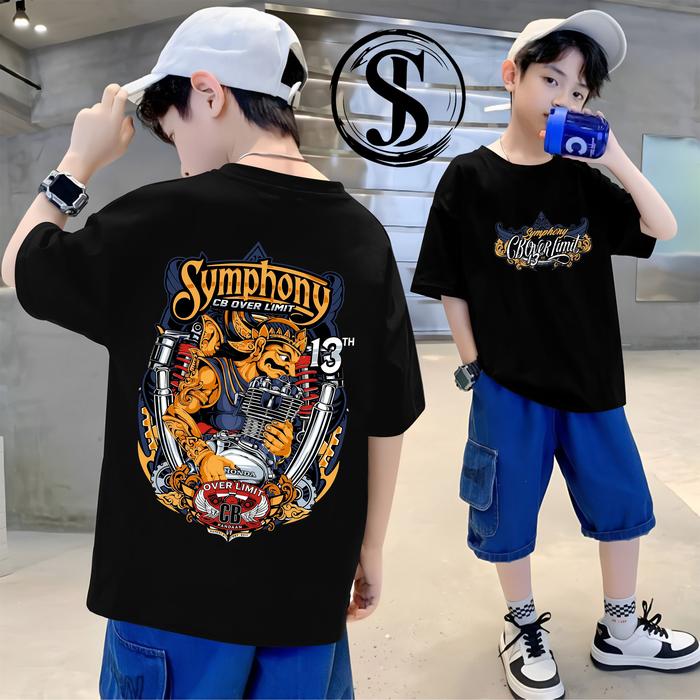kaos ANAK acara symphony cb over limit pandaan 13 tahun