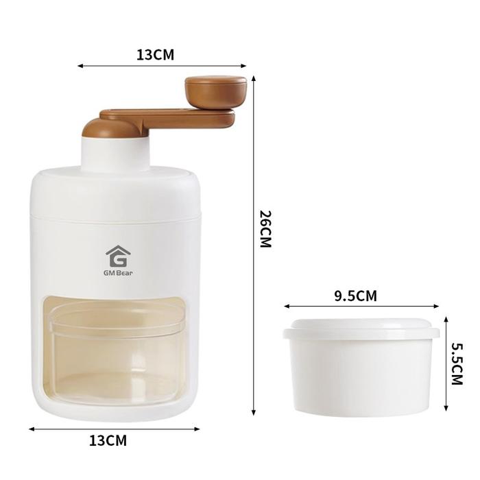 GM Bear Alat Serut Es Batu Manual 2073 - Parutan Es Serut Ice Shaver Crusher Snow Portable