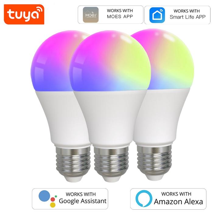 Tuya 9W E27 Smart Light Bulb Bluetooth-compatible Tuya Smart Life APP