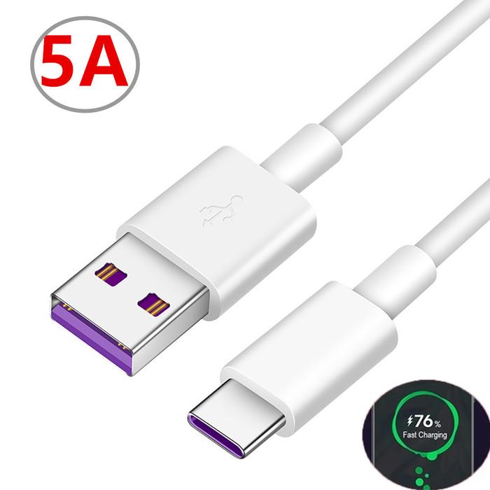 Original For Samsung A51 A50 Type C Cable 25W 5A Super Fast Charging Charger USB Cable For Samsung S