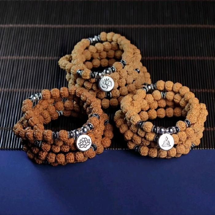 Tasbih japamala 108 rudraksa genitri