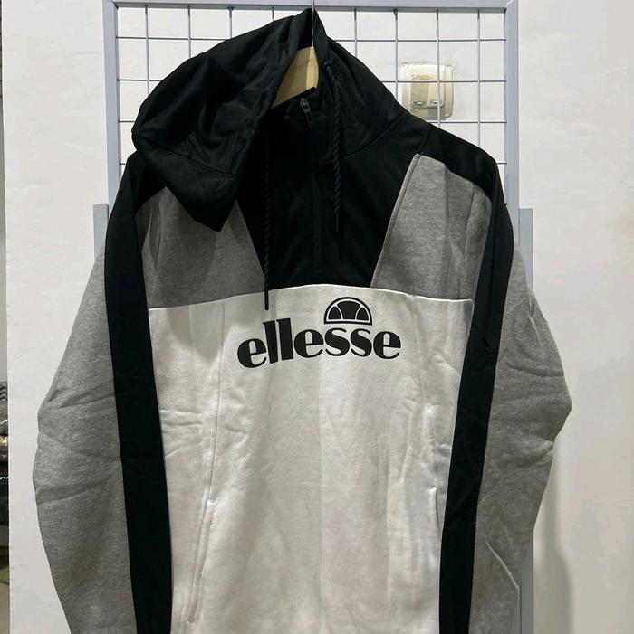 Hoodie Ellesse White and Black