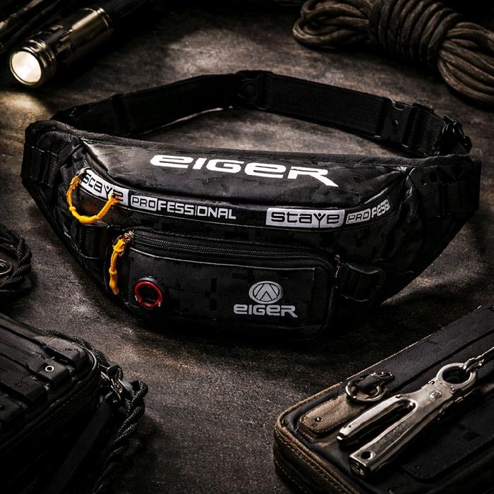 Eiger Tas Selempang Pria Wanita Anti Air Korean Style Tas Dada Waistbag Cowok Waterproof Slingbag Ur