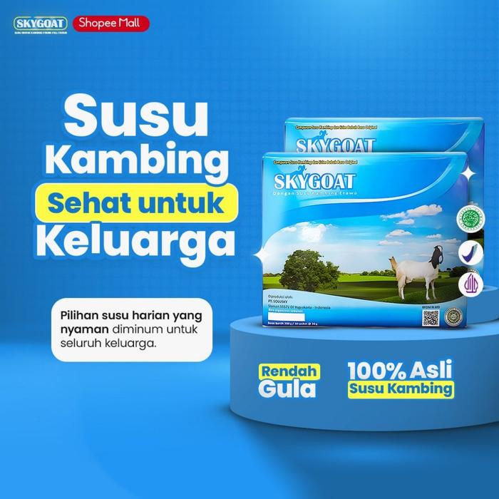 SKYGOAT - SUSU KAMBING ETAWA RASA ORIGINAL 2BOX