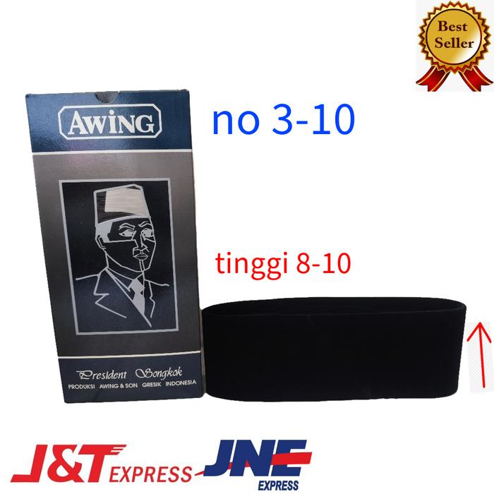 PECI HITAM AWING MODEL AC - KOPIAH HITAM AWING - SONGKOK AWING - PECI AWING - PECI HITAM - PECI - KO