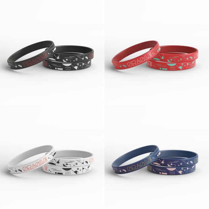 ORAQLE Gelang Karet Wristband Grafis Series