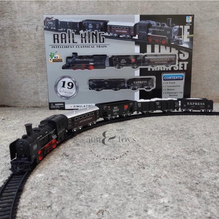 M188 Mainan Edukasi Anak Rail King Kereta Api Train Set 13