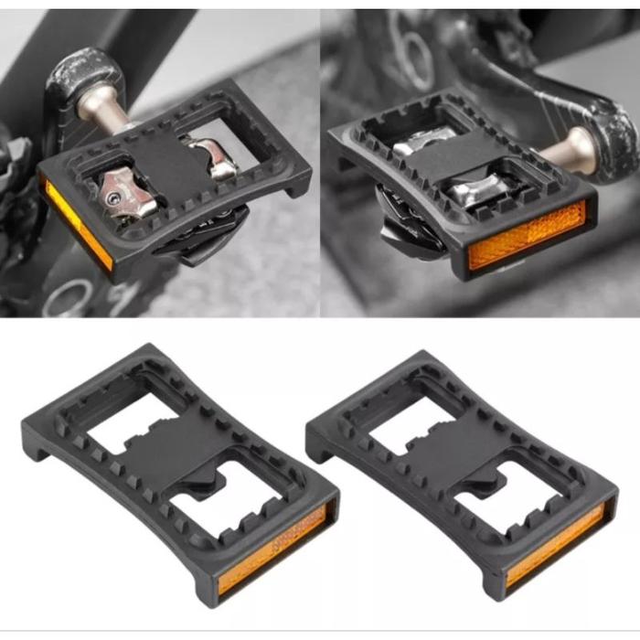 Promend Cover Pedal Cleat MTB Clipless Adaptor Pedal Cleat Mountain Bike Alas pedal cleats Sepeda MT