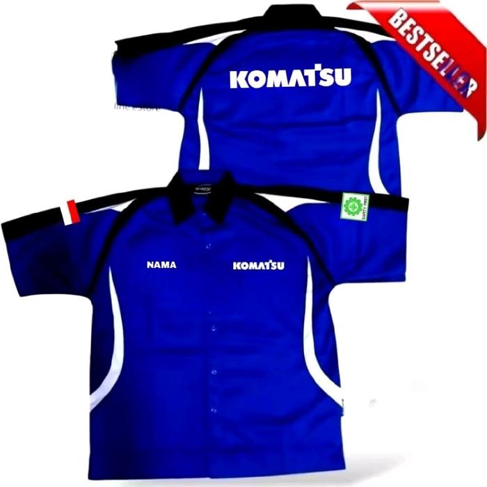 terbaru Kemeja Komatsu baju Komatsu seragam Komatsu baju kerja Komatsu Pdl Komatsu baju lapangan Kom