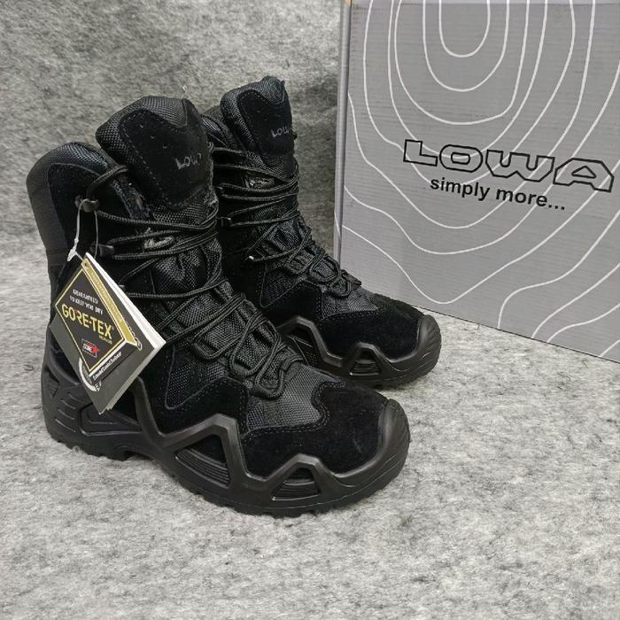 Sepatu BOOTS Lowa Zhepyr GTX Black Import China / Sepatu PDL Lowa Hitam