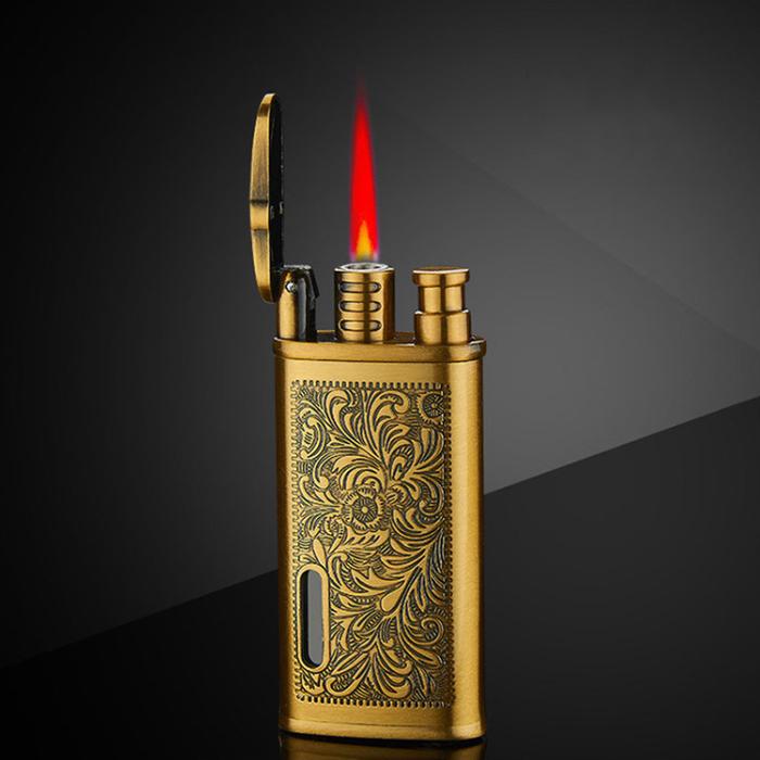 Refillable Vintage Lighter Dropshipping Windproof Butane Torch Old