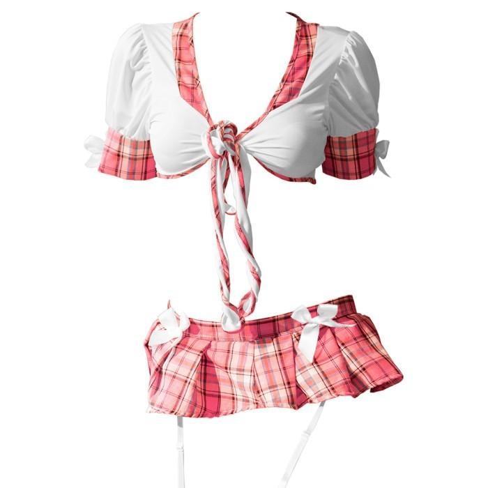 HEMAT L1292 Lingerie Sexy Baju Dinas Malam Wanita Seksi Costume Seragam Sekolah Siswa Pelajar Studen