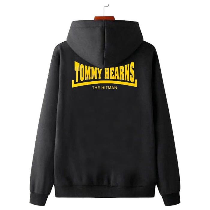 Sweater Tommy Hearns The Hitman Hoodie Bahan Cotton Fleece | Ritsleting & Jumper | Pullover & Zipper