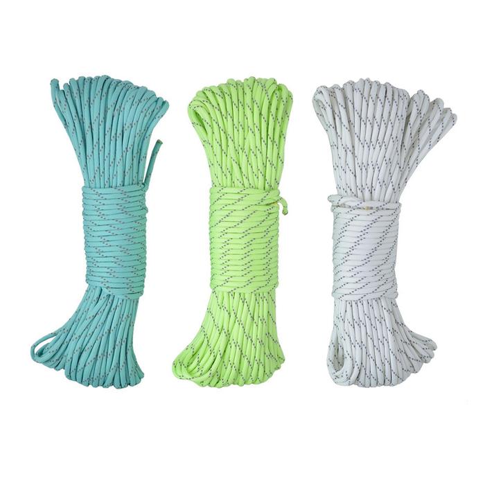 Luminous Glow in the Dark Paracord Rope Camping Hiking 101FT