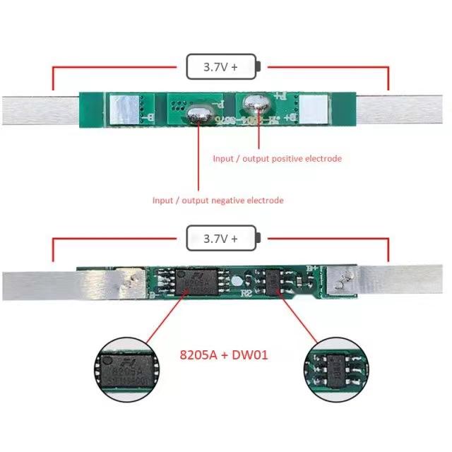 5pcs Modul BMS Pelindung Baterai Papan Pelindung BMS Untuk 3A 3.7V 18650 Baterai Lithium