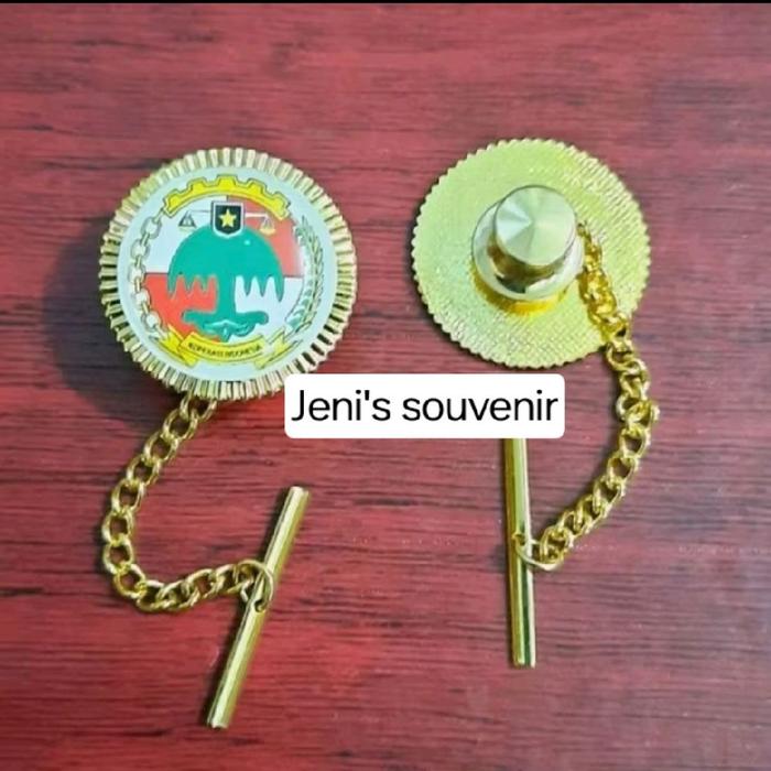 pin koperasi model kerah rantai Elegan Clips Bros Hadiah Clips Emas Hadiah Emas Emas