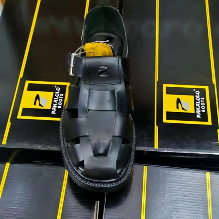 Ada PAKALOLO BOOTS SEPATU ANYAM KULIT ASLI 8705 B.
