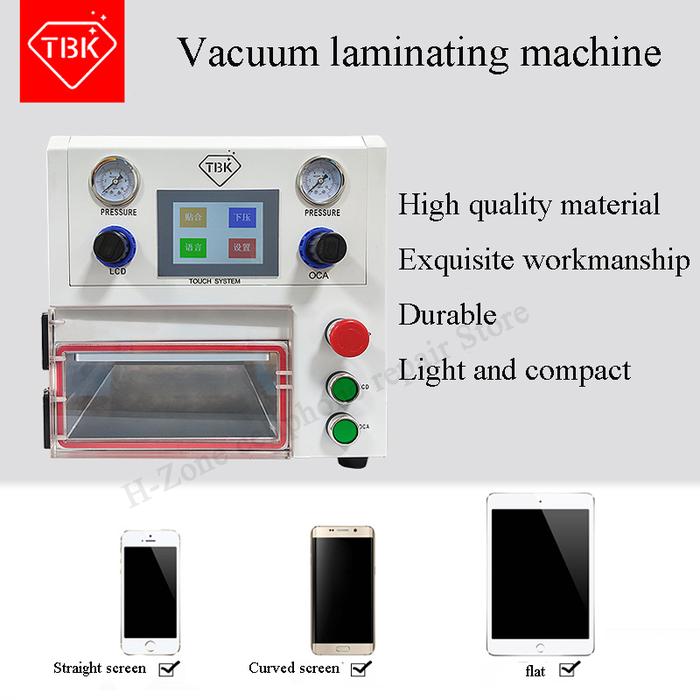 Mesin Laminasi OCA TBK-108P Terbaru Mesin Laminasi Vakum 14 Inci