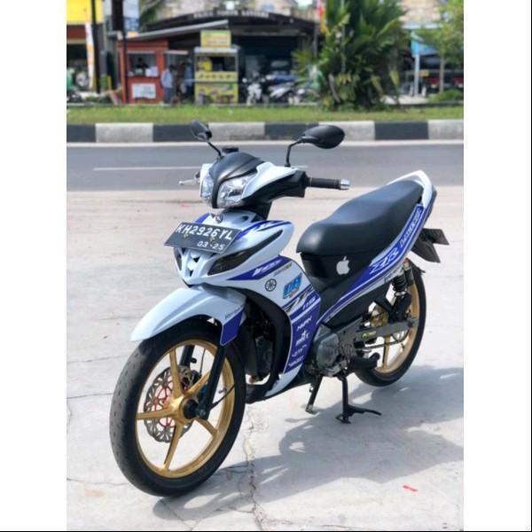 STRIPING TRANSPARAN JUPITER Z1 CUSTOM BIRU L1
